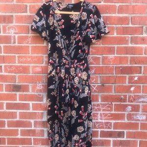 Floral romper style dress